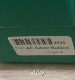 SEALED 2020 American Silver Eagle 1 oz $1 500 BU Coins Monster Mint Box +Receipt