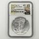 Ships Fast 2025(p) Silver Eagle Eagle Privy One Of First 50,000 Ms70 8th Era