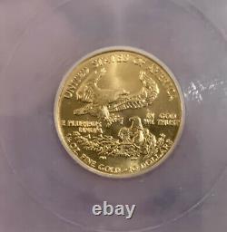 Scarce 1986 $10 1/4 OZ Gold Eagle Coin ICG MS70 Mint State Ms 70 Finest Known