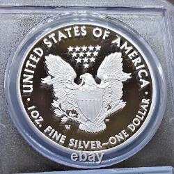 Silver American Eagle-West Point Mint-PCGS-FS-PR70DCAM-Slabed US Flag Blue Label