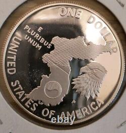Silver Dollar Lot (4) Coins 2012, W 1991P, X2 2020 Eagle Choice BU