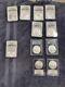 Silver Eagle 11 Coin Lot Graded Ms69s 2009 (10) And 2010 (1)