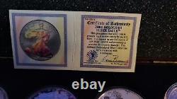 Silver Eagle Collection with dubble errors mint condition