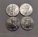 Silver Eagles Lot Of 4 (2020,2016,2011,2014)
