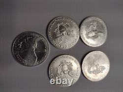 Silver Eagles Lot Of 5