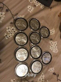 Silver eagle coin lot of 10