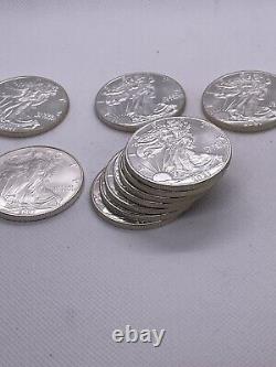 Silver eagles lot of 11