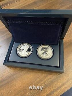 Slight Flaw 2012 American Eagle San Francisco Two-Coin Silver Proof Set