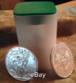 Special Sale 2020 American Silver Eagles (20) 1oz Silver Eagles Mint Roll