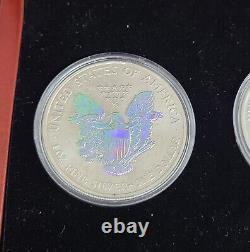 The 2004 Ultimate Silver Eagle Collection Box & COA The Morgan Mint