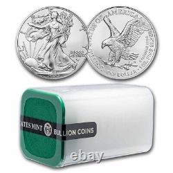 Tube of 20 2023 1 oz American Silver Eagle Coin BU (Roll, Lot of 20)