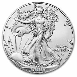 Tube of 20 2023 1 oz American Silver Eagle Coin BU (Roll, Lot of 20)