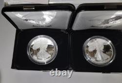 (Two) 2025-S American Eagle One Ounce Silver Proof Coins OGP