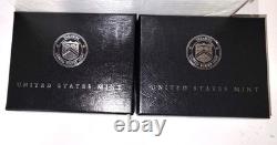 (Two) 2025-S American Eagle One Ounce Silver Proof Coins OGP