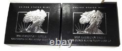 (Two) 2025-S American Eagle One Ounce Silver Proof Coins OGP