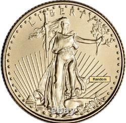 US Mint 1/10 oz American Gold Eagle Coin BU (Random Year)