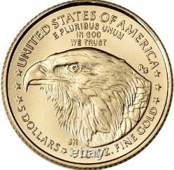 US Mint 1/10 oz American Gold Eagle Coin BU (Random Year)