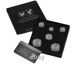 US Mint 21RCN Limited Edition 2021 Silver Proof Set American Eagle Collection