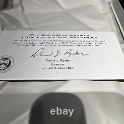 US Mint American Eagle 2021 One Ounce Silver Reverse Proof Two-Coin Set 21XJ