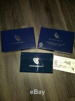 U. S. Mint 2013-W American Eagle West Point Two-Coin Silver Set COA