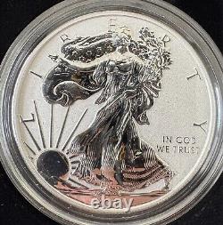 U. S. Mint American Eagle 2021 One Ounce Silver Reverse Proof Two-Coin Set With OGP