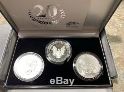 U. S. Mint American Eagle 20th Anniversary Silver Coin Set