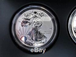 U. S. Mint American Eagle 25th Anniversary Silver Coin Set 2011