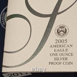 United States Mint 2005 American Eagle $1 1 oz. 999 Silver Proof Certified