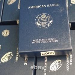 United States Mint 2005 American Eagle $1 1 oz. 999 Silver Proof Certified