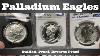 Us Palladium Eagles Comparing Bullion Proof And Reverse Proof Coin Finishes