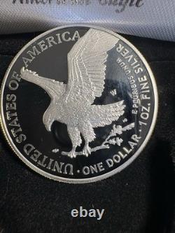 1776 2026 W AIGLE D'ARGENT AMÉRICAIN PROOF 1 Oz PIÈCE D'ARGENT 250e PRIVY ÉTATS-UNIS Avec OGP