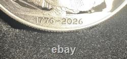 1776 2026 W AIGLE D'ARGENT AMÉRICAIN PROOF 1 Oz PIÈCE D'ARGENT 250e PRIVY ÉTATS-UNIS Avec OGP
