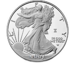 1776 2026 W PREUVE 1 Oz AIGLE EN ARGENT AMÉRICAIN 250ème PRIVÉ MONNAIE DES ÉTATS-UNIS Prêt à expédier