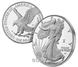 1776 2026 W PREUVE 1 Oz AIGLE EN ARGENT AMÉRICAIN 250ème PRIVÉ MONNAIE DES ÉTATS-UNIS Prêt à expédier