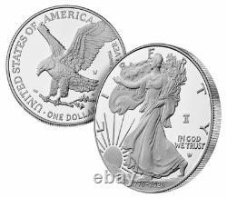 1776 2026 W Preuve American Silver Eagle 1 oz Argent 1 $ 250e Anniversaire 26EA