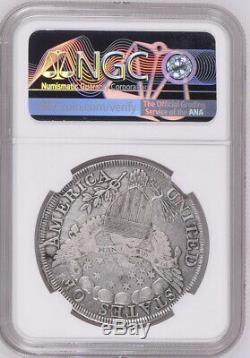 1798 Us Mint Grand Aigle $ 1 Dollar Certifié Monnaie Ngc Vf25 Livraison Gratuite