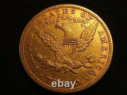 1881 $10 Gold Eagle Liberty Ten D. Pièce Pur Lustre Fin Dollar Rond Belle Menthe