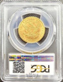 1893 $ 10 American Gold Eagle Head Liberté Pcgs Ms62 Rare Date De Mint Coin
