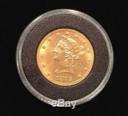 1895 Pièce D'or De 10 Dollars Eagle Non Circulée, Menthe New-yorkaise