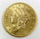 1898 S Us Mint Liberty Head 20 $ Double Eagle Gold Coin Unc Free Ship