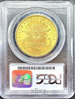 1899 $ 20 Golds Double American Eagle Head Liberté Ms62 Pcgs Mint Rare Date De Coin