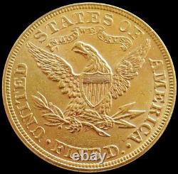 1900 Or États-unis $5 Liberty Head Half Eagle Coin Philadelphia Mint