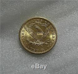 1906-d USA 10 Dollars Gold Eagle Dollar Dollar Superbe État Neuf ++++