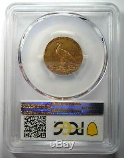 1911-s Or Half Eagle Indian 5 $ Coin Certifié Pcgs Vf35 Rare S Monnaie