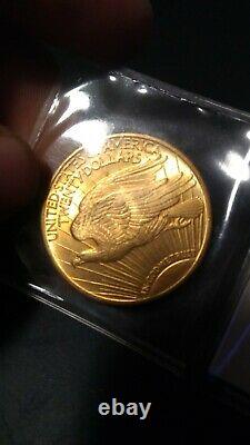1924 20 $ Pièce D'or St Saint Gaudens Double Aigle Crcg Mint 65