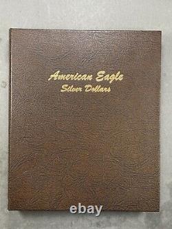 1986 2021 Lot 36x Ensemble Complet American Silver Eagles Dansco Album Complet T1 Ase