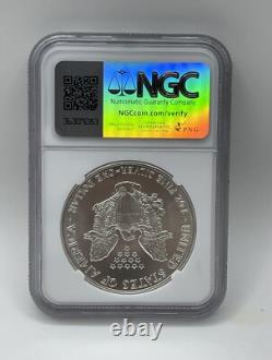 1986 American Silver Eagle Première Année NGC PRODUCTION ANTICIPÉE Boîte Scellée de la Monnaie des États-Unis