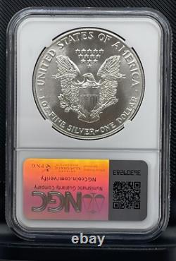 1986 American Silver Eagle Première Année NGC PRODUCTION ANTICIPÉE Boîte Scellée de la Monnaie des États-Unis