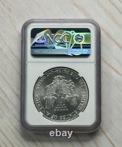 1986 (S) Aigle d’argent NGC MS69 première année d’émission étiquette verte boîte scellée d’origine de la Monnaie