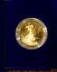 1986 Us Mint 50 $ First Gold Eagle 1 Oz Mintage Proof Coin Orig. Cas, Papier, Boîte